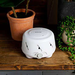 Yogasleep Dohm UNO White Noise Sound Machine (White) With Real Fan Inside for Non-Looping White Noise