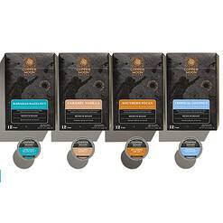 Copper Moon Single Serve Coffee Pods For Keurig K-Cup Brewers, Light/Medium Roast, Flavored Variety Pack, 80 Count