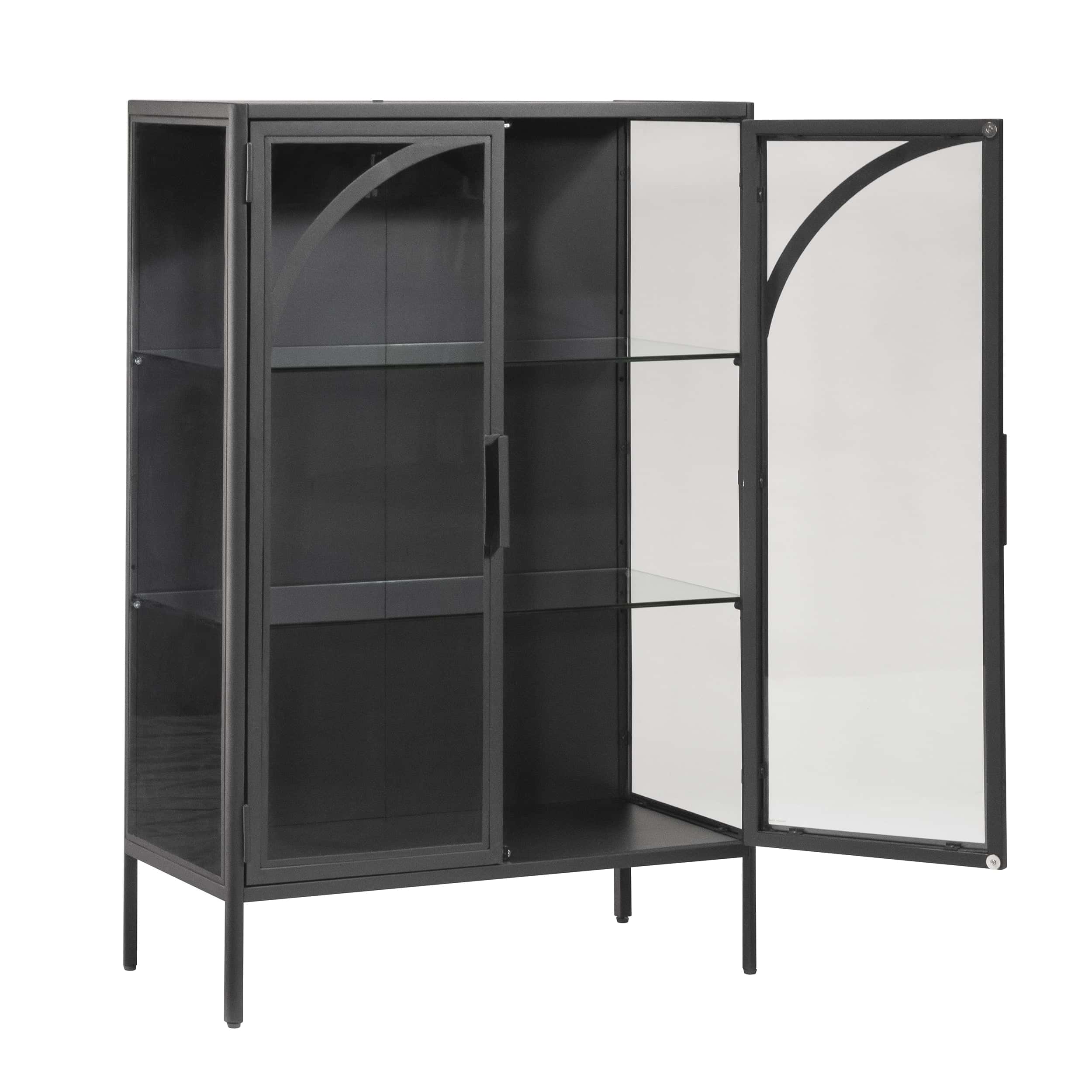 Better Homes & Gardens Nola Accent Cabinet, Black Finish