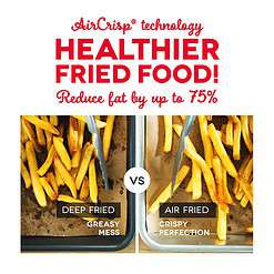 DASH Tasti-Crisp Electric Air Fryer Oven, 2.6 Qt., Grey, 1000-Watt