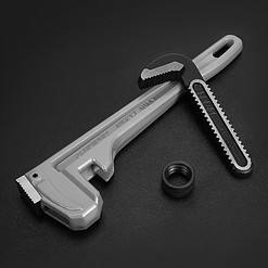 DURATECH 3-Piece Heavy Duty Aluminum Straight Pipe Wrench Set