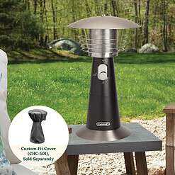Cuisinart COH-500 Portable Tabletop Patio, 11 000 BTU Outdoor Propane Heater, Black