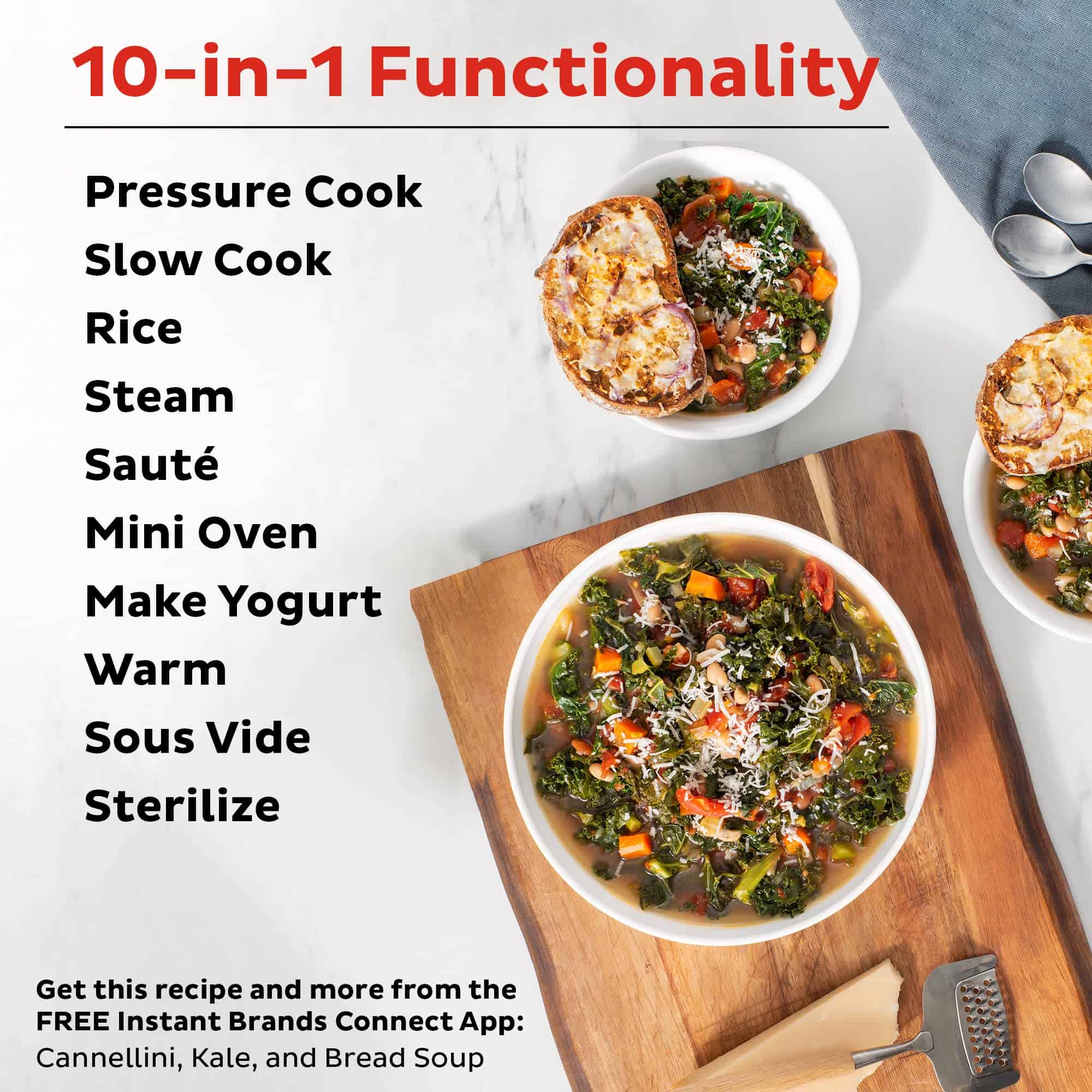 Instant Pot Pro 10-in-1 Pressure Cooker, Slow Cooker, Rice/Grain Cooker, Steamer, Sauté, Black, 6 Quart