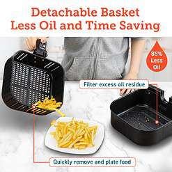 COSORI 12-in-1 Air Fryer 5.8QT, Toast, Bake, Detachable Square Basket, Dishwasher Safe