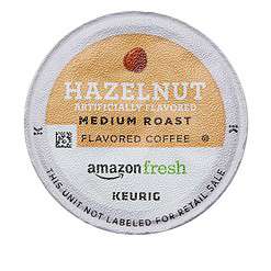 AmazonFresh 80 Ct. K-Cups, Hazelnut Flavored Medium Roast, Keurig K-Cup Brewer Compatible