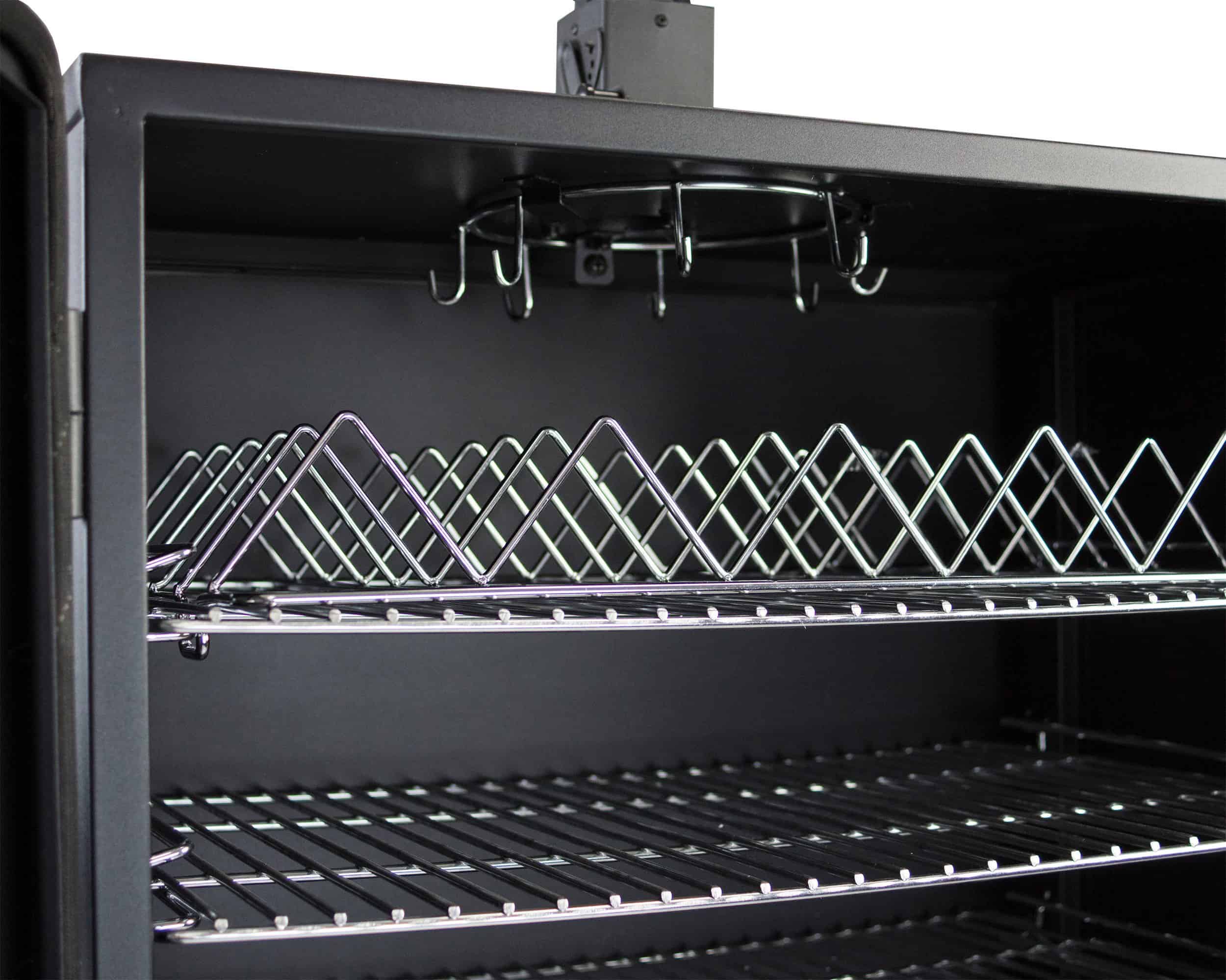 Dyna-Glo DGO1890BDC-D Wide Body Vertical Offset Charcoal Smoker, Black