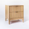 Thousand Oaks Wood Scalloped End Table with Drawers - Threshold designed with Studio McGee