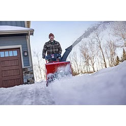 Troy-Bilt Storm 24 in. 208 cc Two- Stage Gas Snow Blower with Electric Start Self Propelled