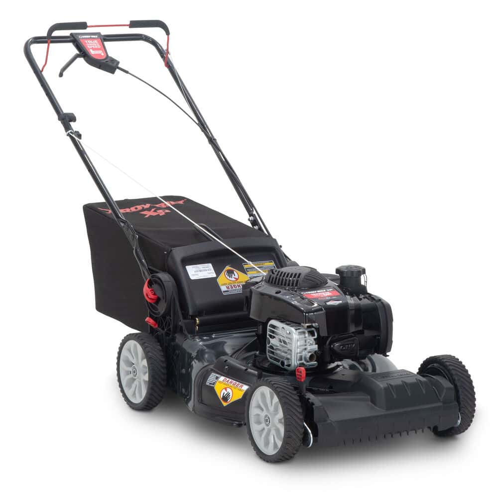 Troy-Bilt XP 21 in. 150 cc Vertical Storage Briggs and Stratton ReadyStart Series Gas Engine 3-in-1 FWD Self Propelled Lawn Mower