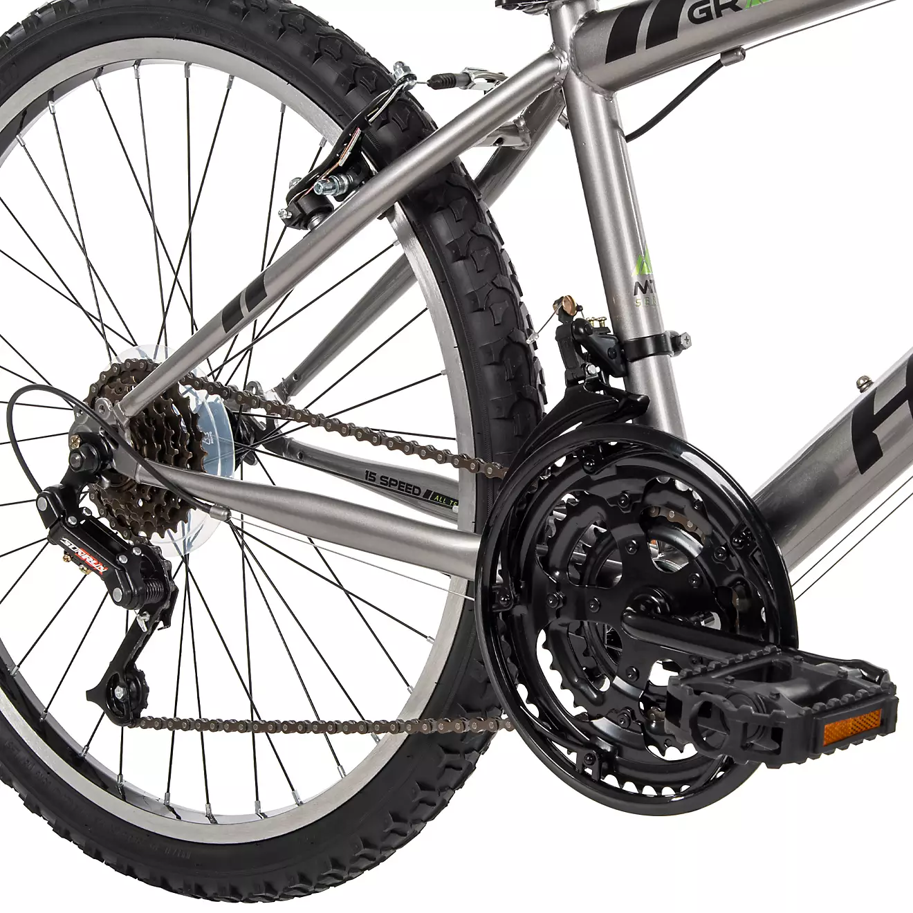 Huffy Kids' 24 in Granite 15-Speed Mountain Bike