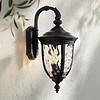 John Timberland Bellagio 20 1/2" High Black Downbridge Outdoor Wall Light