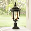 John Timberland Bellagio 22 3/4" High Bronze Post Light with Pier Mount Adapter
