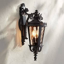 John Timberland Casa Marseille 21 3/4" High Bronze Outdoor Wall Light