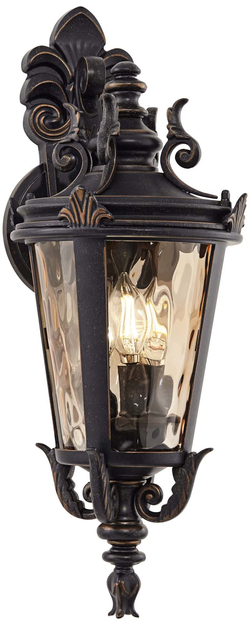 John Timberland Casa Marseille 21 3/4" High Bronze Outdoor Wall Light