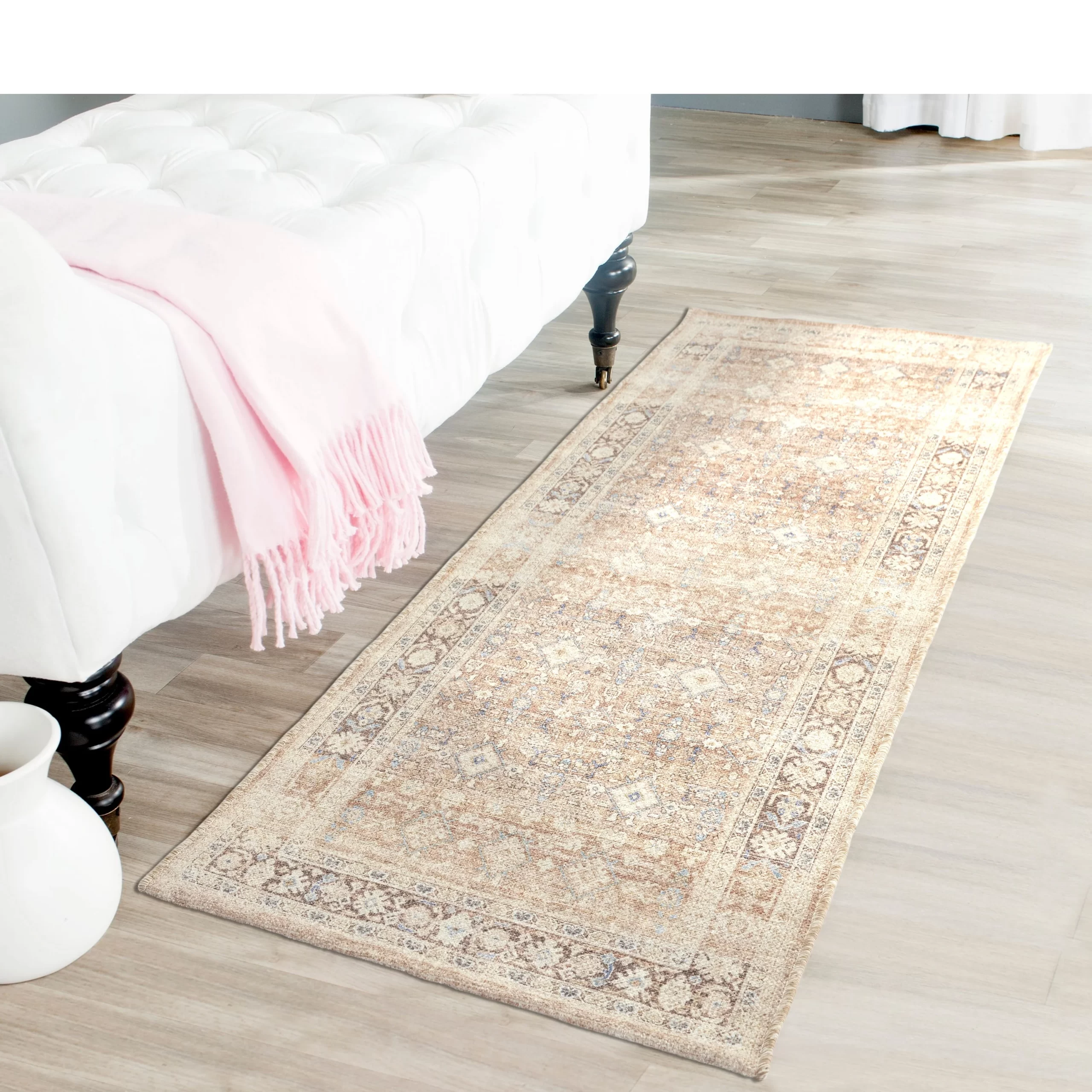 Better Homes & Gardens Neutral Persian Indoor 2.5' x 7' Runner Rug