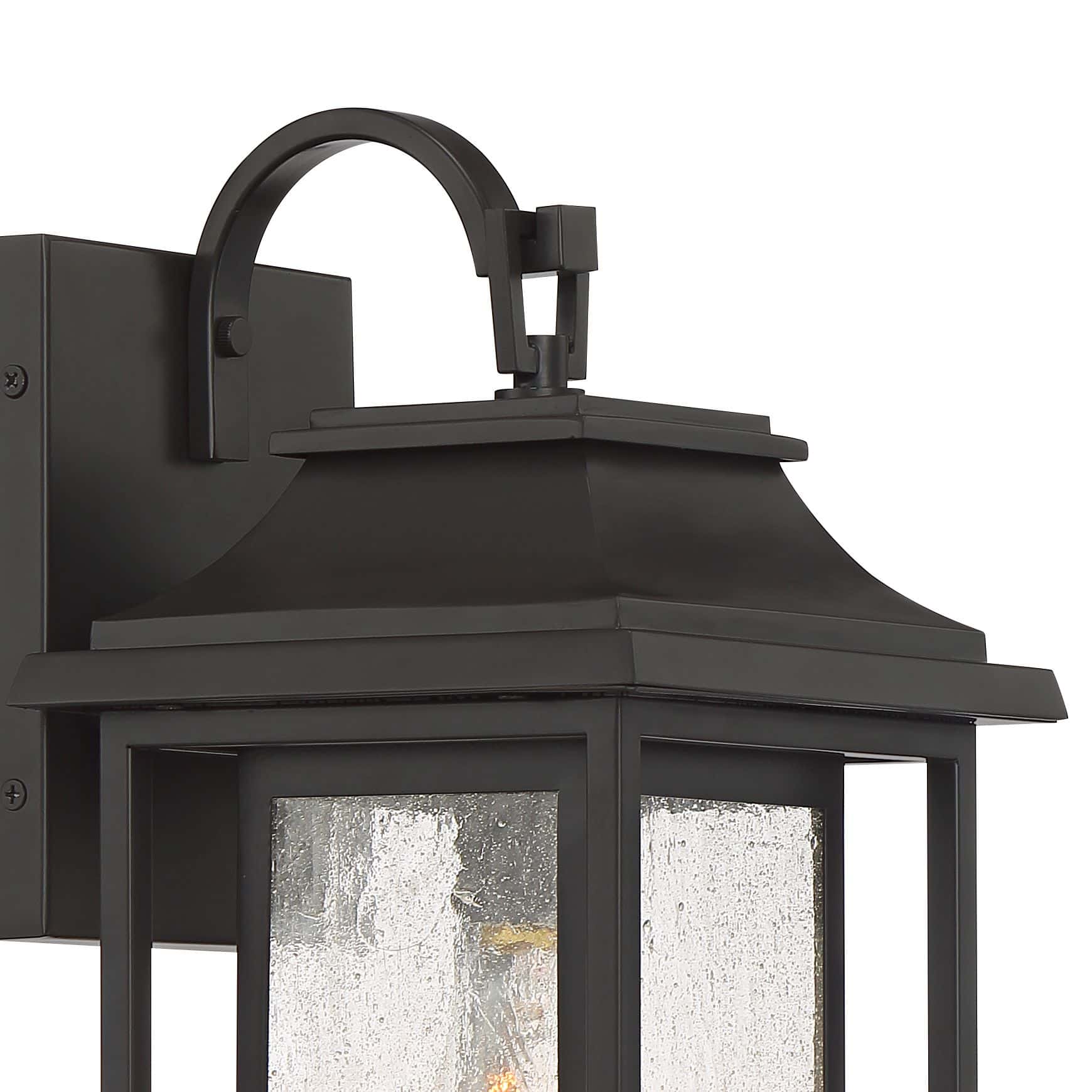John Timberland Cecile 15 1/4" High Bronze Box Lantern Outdoor Wall Light