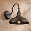 John Timberland Gough 12 1/2" High Bronze Motion Sensor Outdoor Wall Barn Light