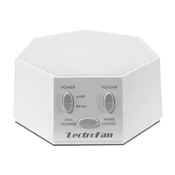 LectroFan High Fidelity White Noise Machine with 20 Unique Non - Looping Fan and White Noise Sounds and Sleep Timer