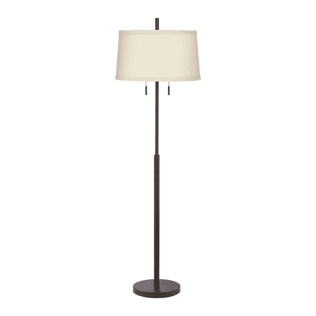Possini Euro Nayla 62 1/2" High Bronze Steel Modern Floor Lamp
