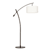Possini Euro Raymond Bronze Adjustable Boom Arc Floor Lamp