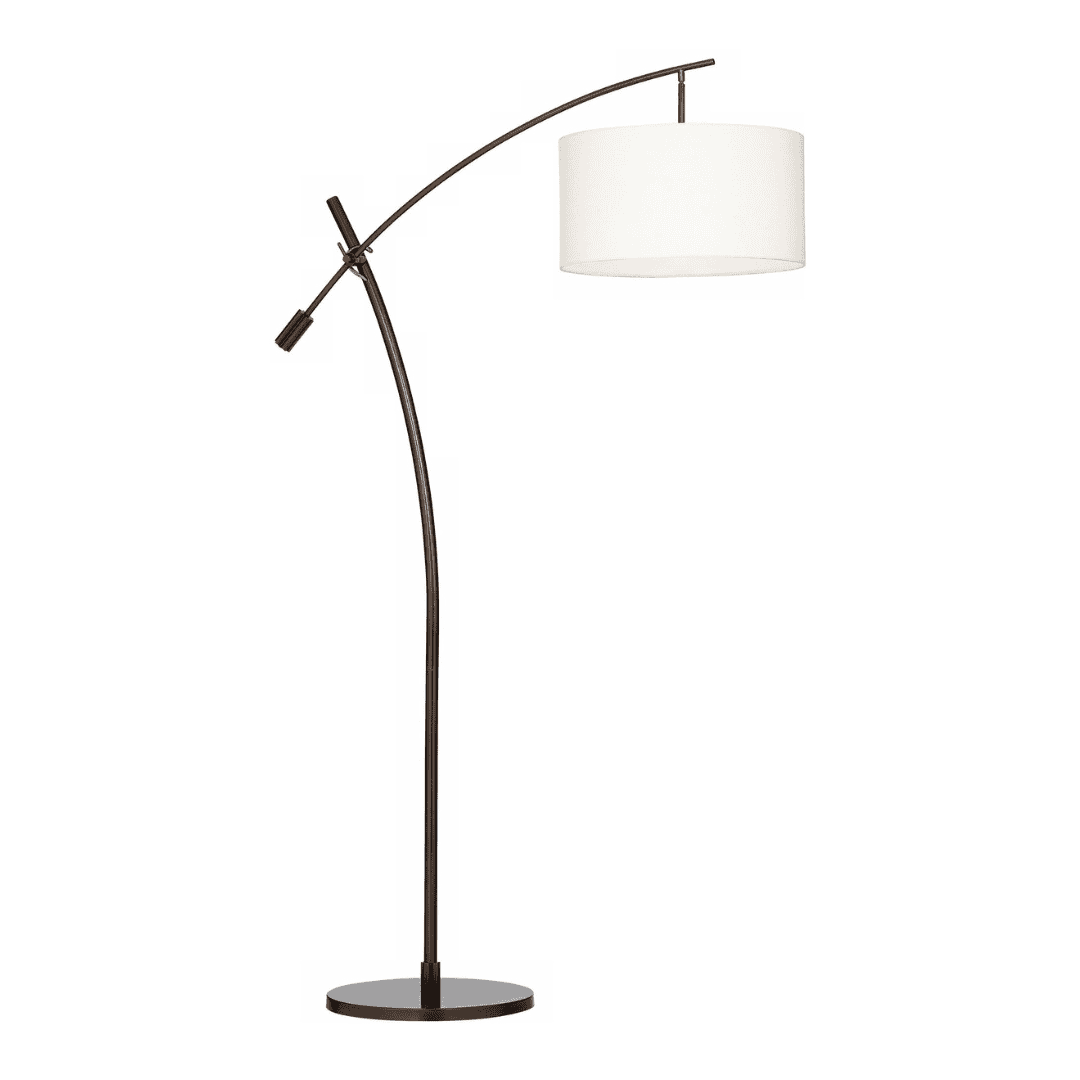 Possini Euro Raymond Bronze Adjustable Boom Arc Floor Lamp