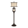 Barnes and Ivy Henson 63" Rustic Lantern Floor Lamp with Night Light