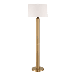 Possini Euro Boulevard 64 1/2" High Modern Warm Gold Floor Lamp