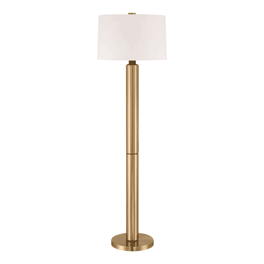 Possini Euro Boulevard 64 1/2" High Modern Warm Gold Floor Lamp