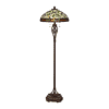 Robert Louis Tiffany Leaf and Vine 60" Tiffany-Style Floor Lamp