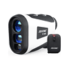 Jiehome X1 Golf Rangefinder with Slope, Flagpole Lock and Vibration, 660/1100YDS Laser Rangefinder for Golfing & Hunting