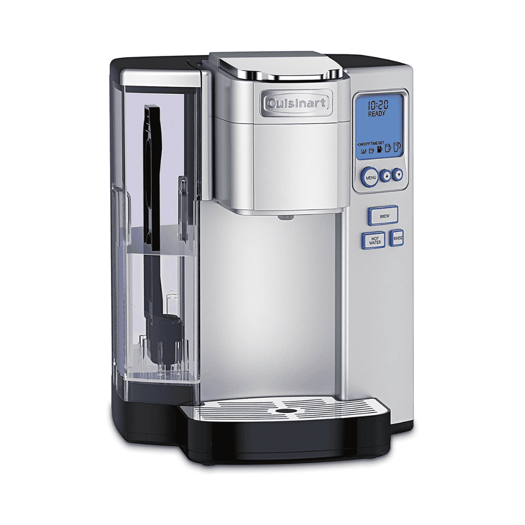 Cuisinart SS-10P1 Coffee Maker, Single Serve 72-Ounce Reservoir Coffee Machine, Stainless Steel, Silver