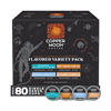 Copper Moon Single Serve Coffee Pods For Keurig K-Cup Brewers, Light/Medium Roast, Flavored Variety Pack, 80 Count