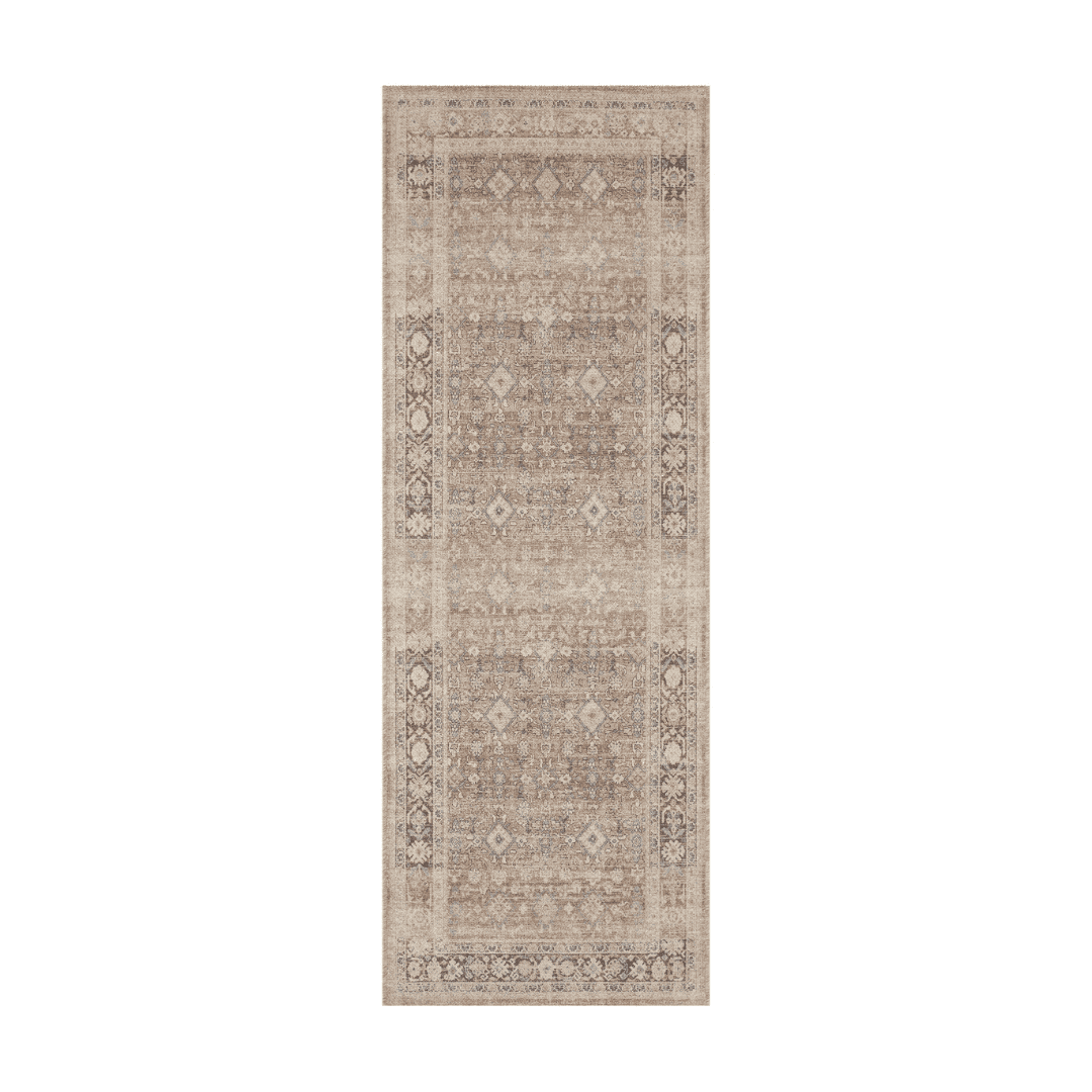 Better Homes & Gardens Neutral Persian Indoor 2.5' x 7' Runner Rug