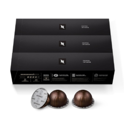Nespresso Capsules Vertuo, Intenso, Dark Roast Coffee, 30-Count Coffee Pods, Brews 7.8oz