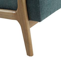 INK + IVY Novak Teal Fabric Lounge Chair