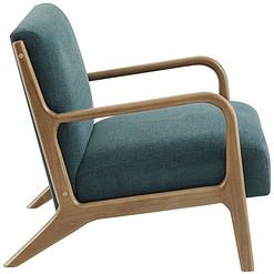 INK + IVY Novak Teal Fabric Lounge Chair