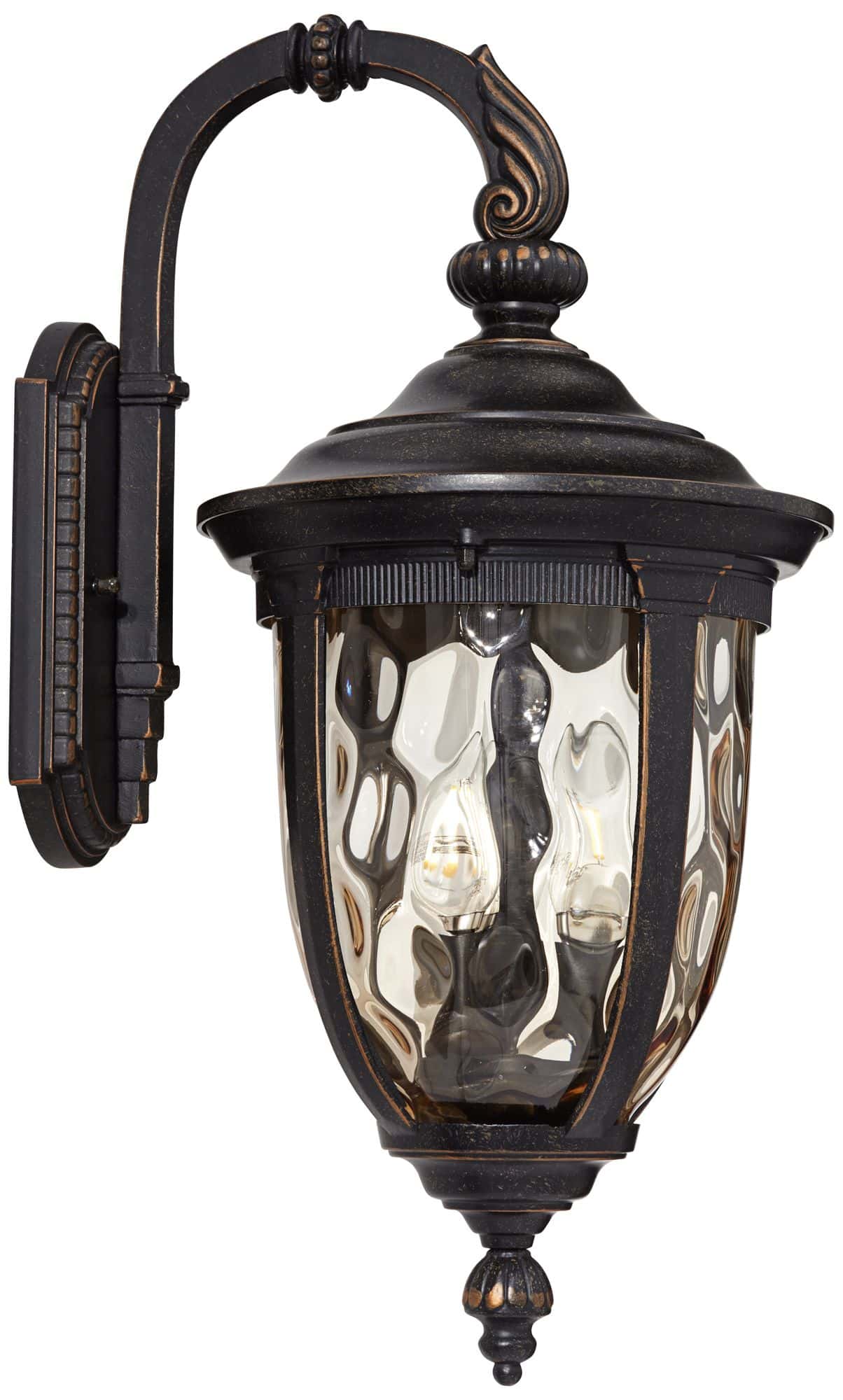 John Timberland Bellagio 20 1/2" Bronze Downbridge Outdoor Wall Light