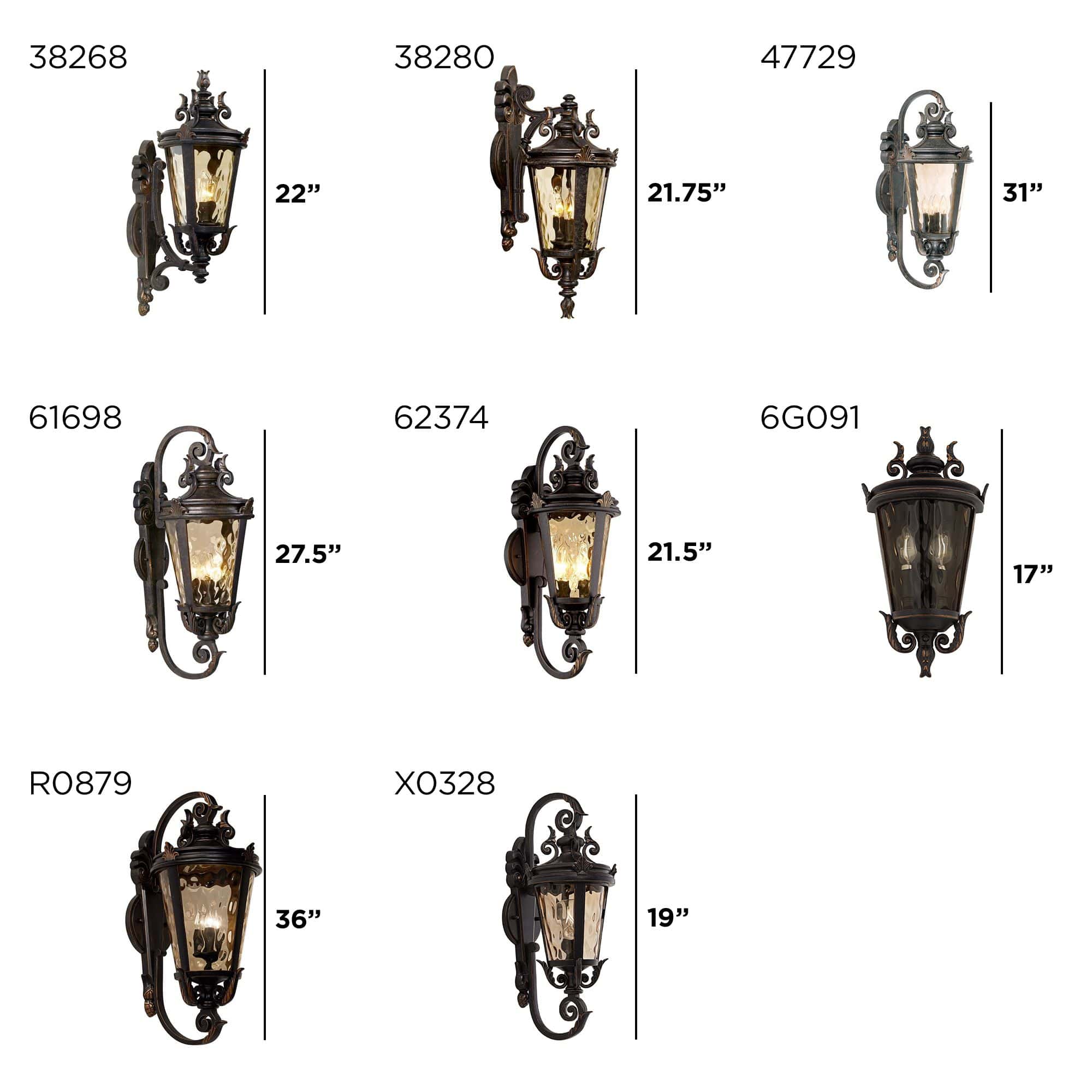 John Timberland Casa Marseille 19" Bronze Scroll Outdoor Wall Light