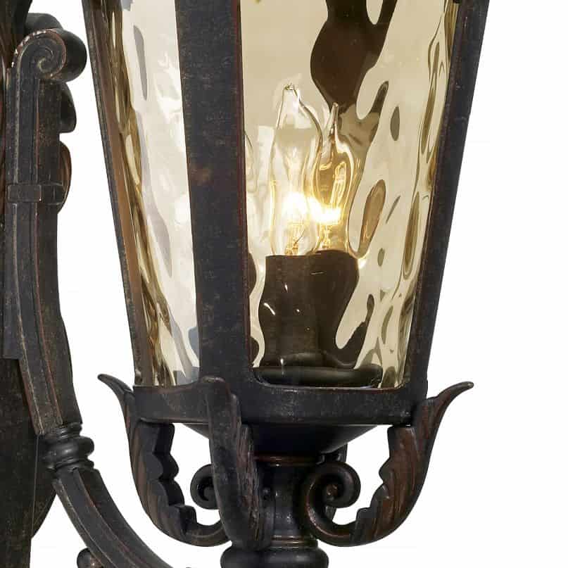 John Timberland Casa Marseille 22" High Bronze Outdoor Wall Lig