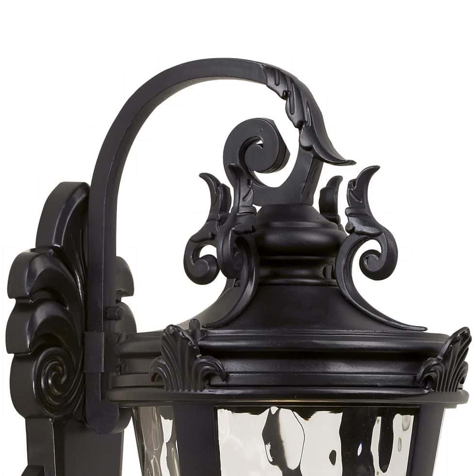 John Timberland Casa Marseille 27 1/2" High Black Outdoor Wall Light