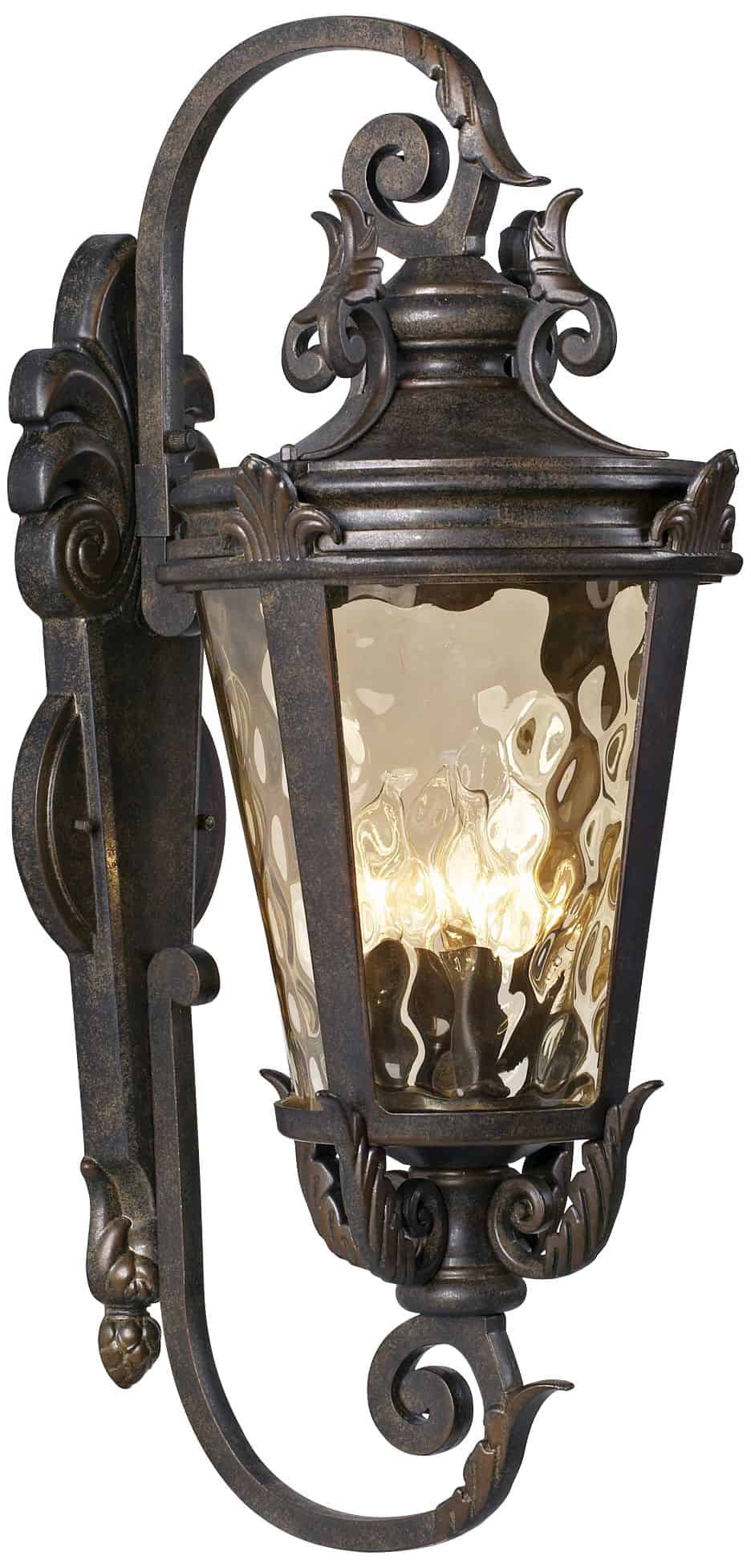 John Timberland Casa Marseille 27 1/2" High Bronze Outdoor Wall Light
