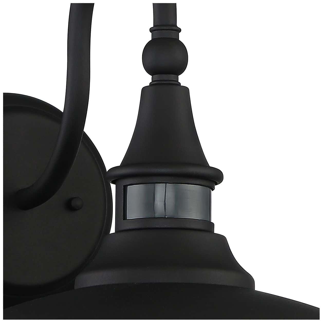 John Timberland Gough 12 1/2" Black Motion Sensor Outdoor Barn Light