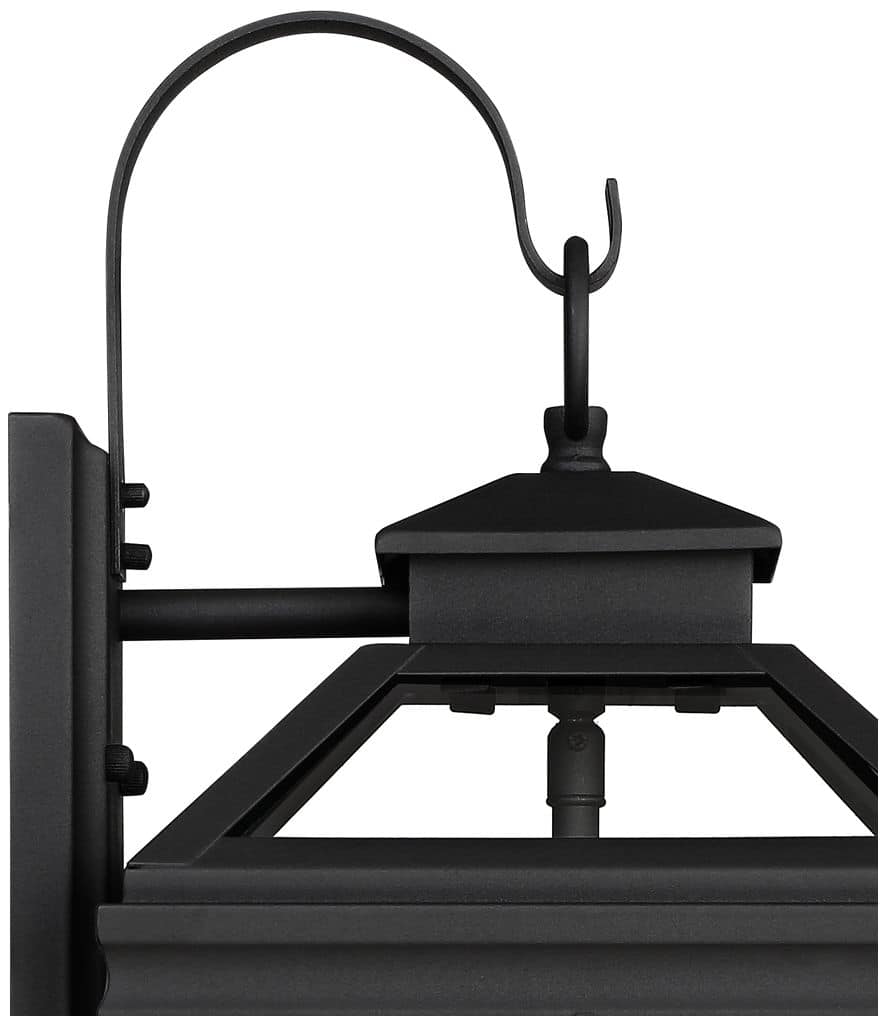John Timberland Stratton Street 16 1/2" High Black Outdoor Wall Light
