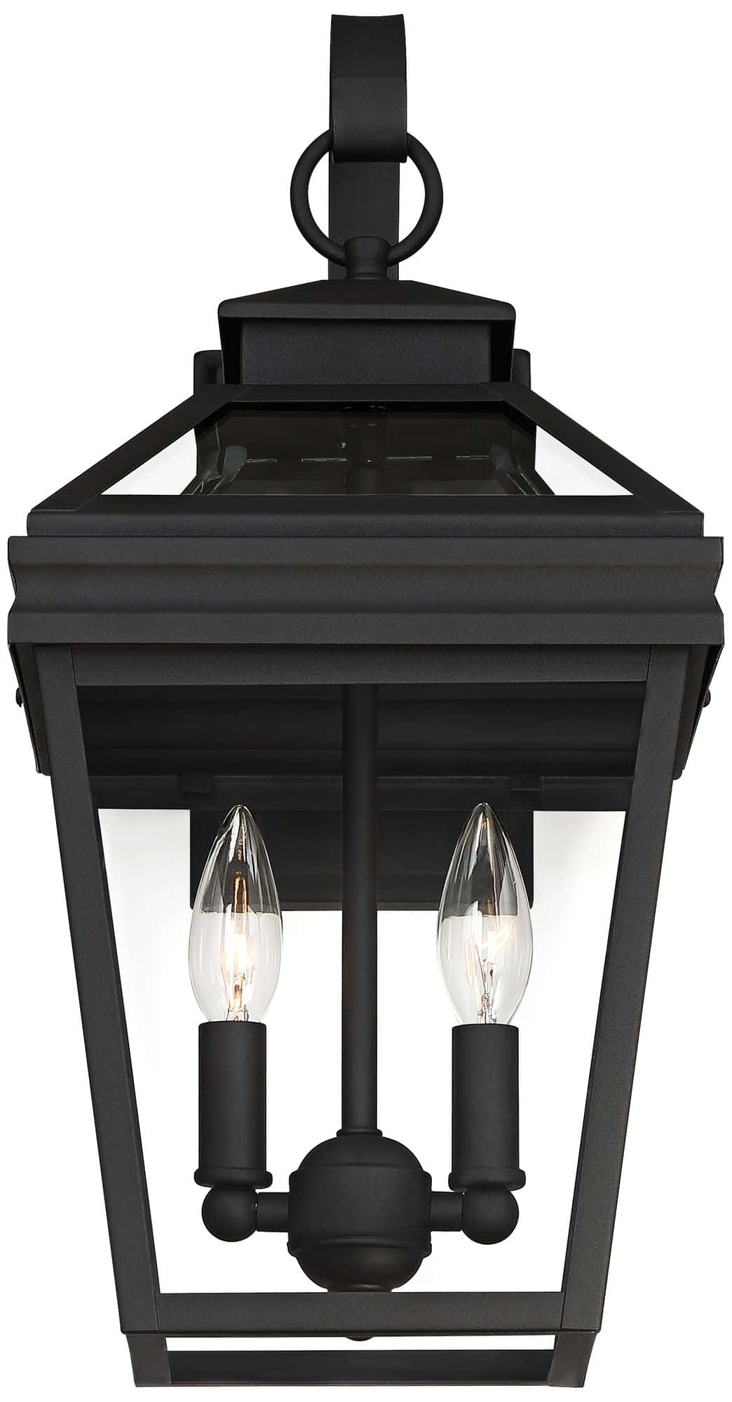 John Timberland Stratton Street 16 1/2" High Black Outdoor Wall Light