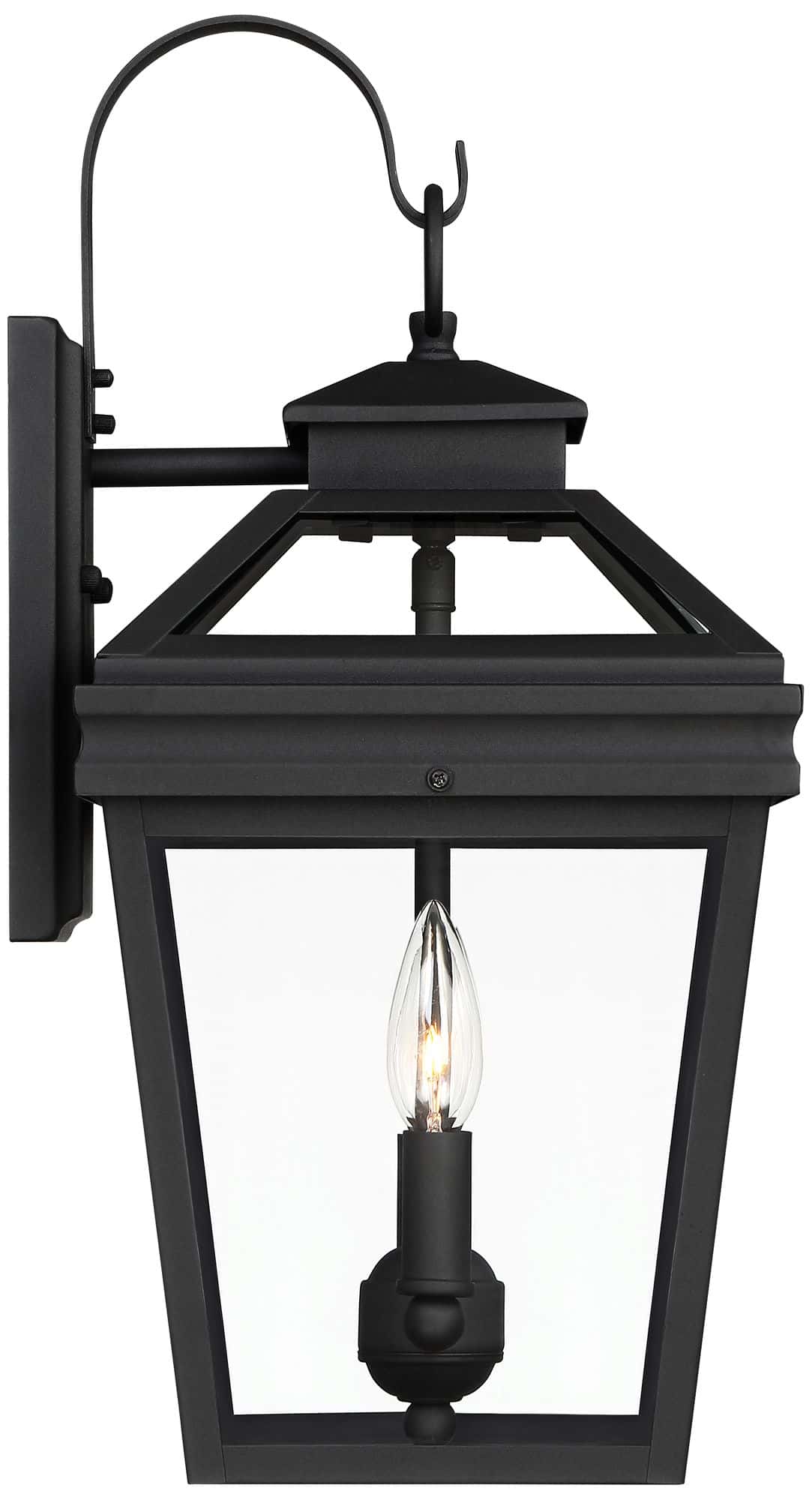 John Timberland Stratton Street 16 1/2" High Black Outdoor Wall Light