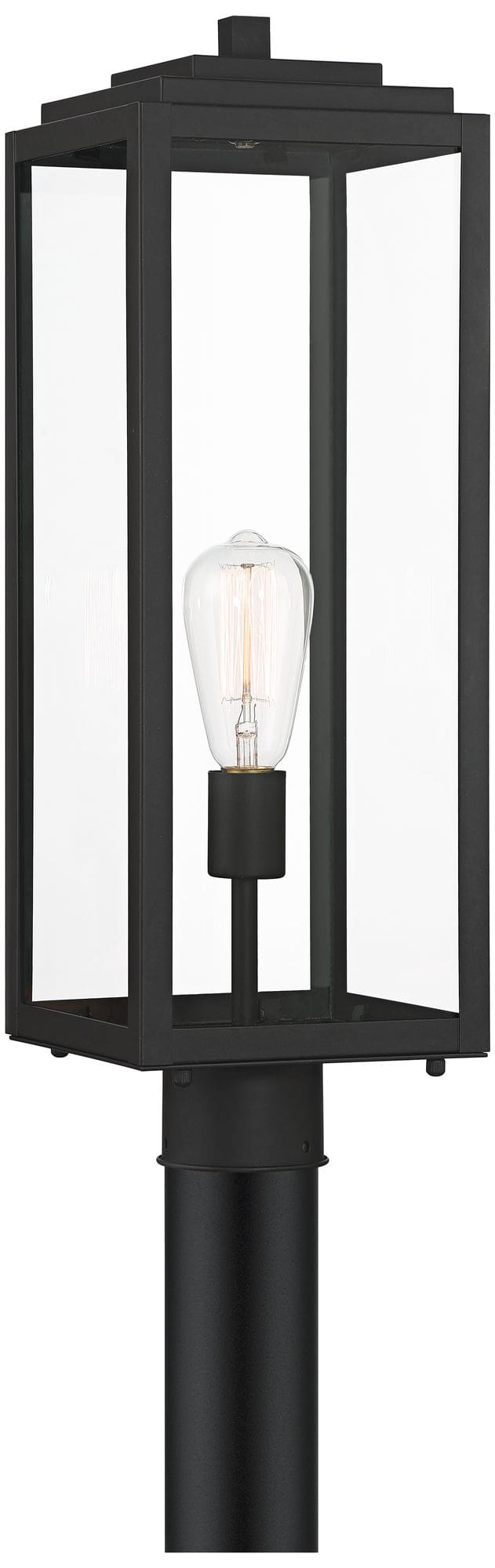 John Timberland Titan 21 3/4" High Mystic Black Outdoor Post Light