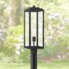 John Timberland Titan 21 3/4" High Mystic Black Outdoor Post Light