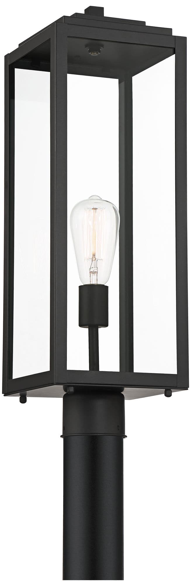 John Timberland Titan 21 3/4" High Mystic Black Outdoor Post Light