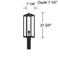 John Timberland Titan 21 3/4" High Mystic Black Outdoor Post Light