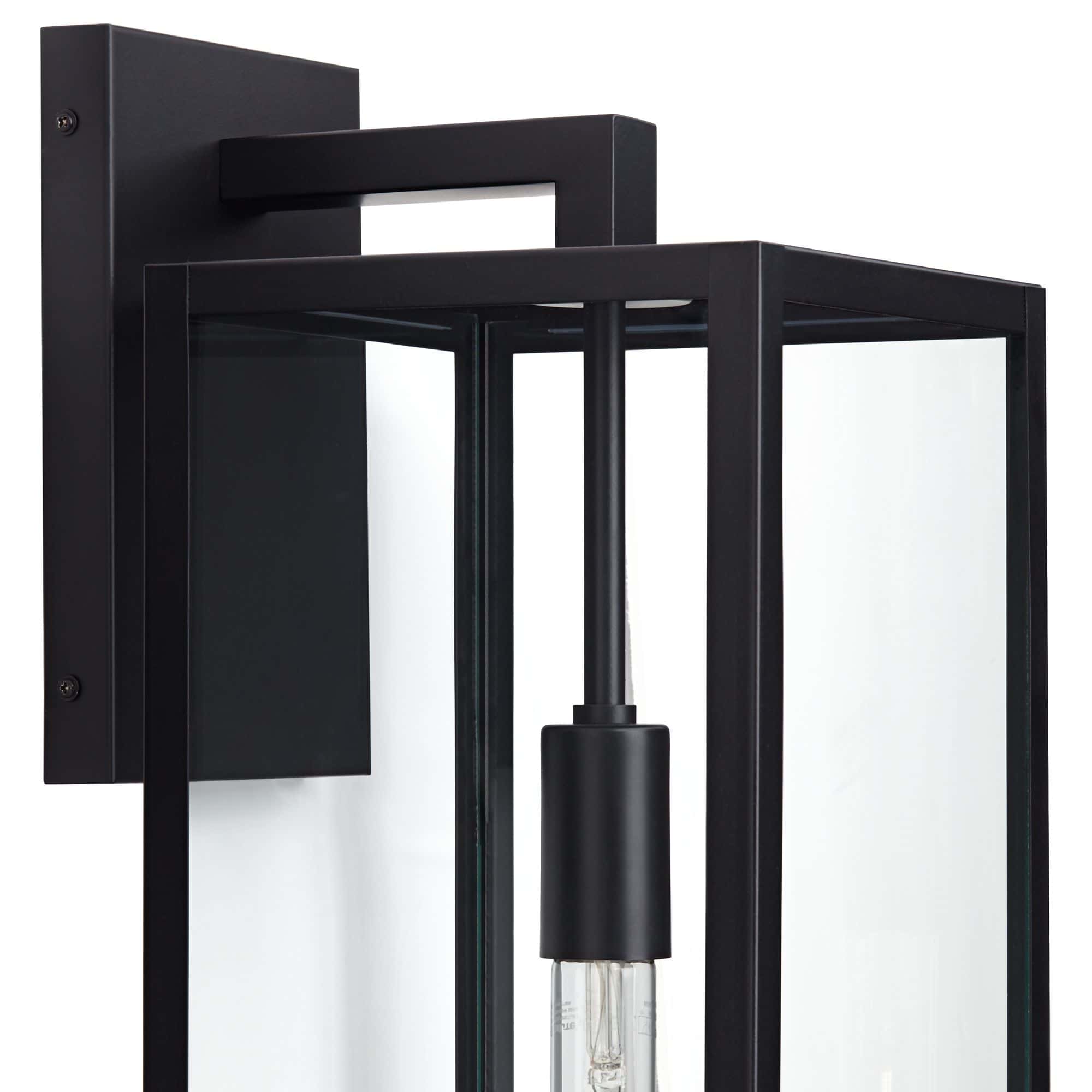 John Timberland Titan 27" High Mystic Black Outdoor Wall Light